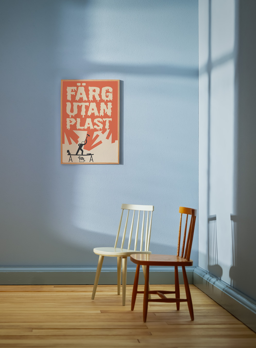 Linoljef&auml;rg fr&aring;n Byggfabriken