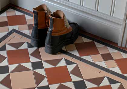 Äkta Victoroian Floor Tiles